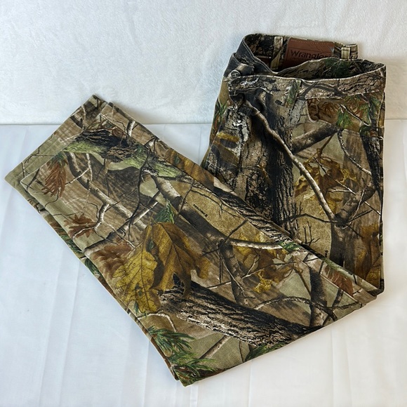 Wrangler Progear Realtree Men’s Camo Pants Jeans Size 40x30 - Picture 8 of 16